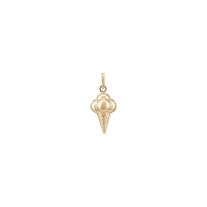 Ice Cream Pendant | 18k Yellow Gold