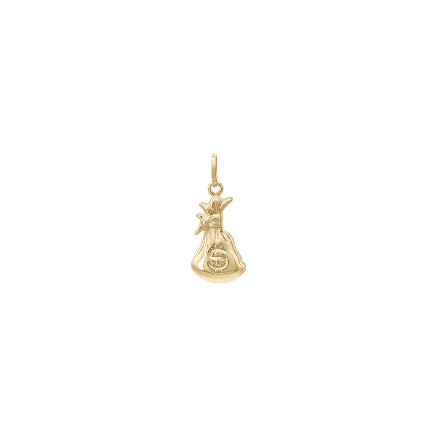 Money Bag Pendant | 18k Yellow Gold