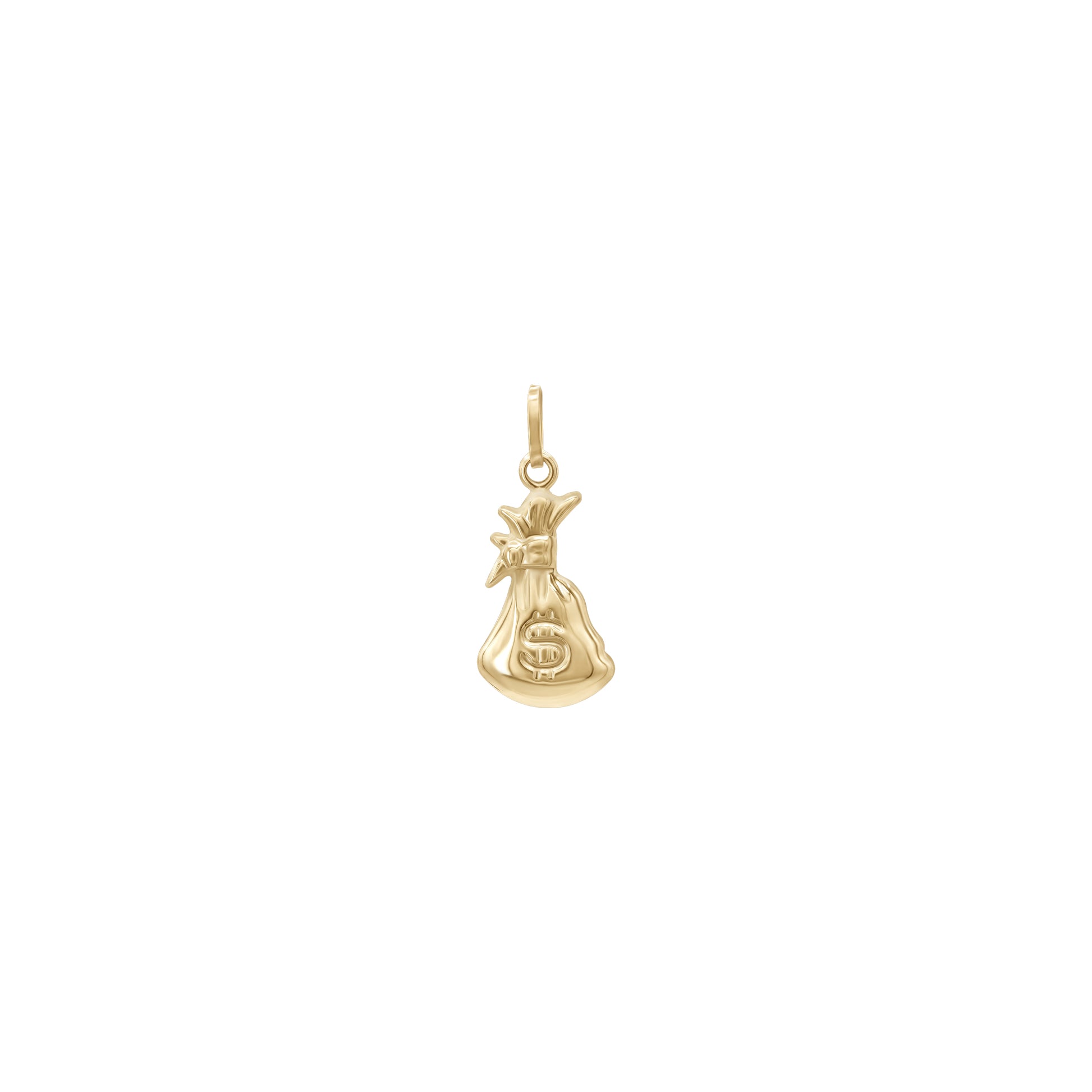 Money Bag Pendant | 18k Yellow Gold