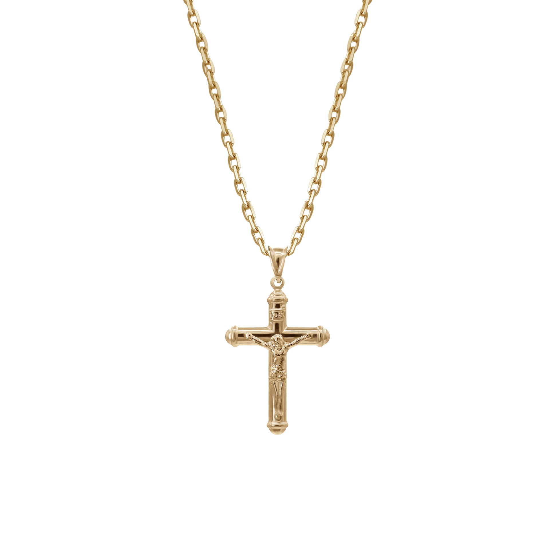 Classic Crucifix Pendant | 18k Yellow Gold