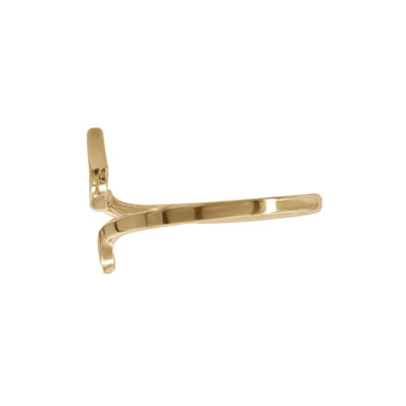 Letter Daal Ring | 18k Yellow Gold