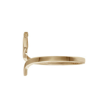 Letter Faa Ring | 18k Yellow Gold