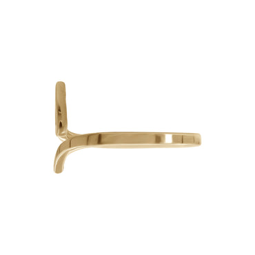 Letter Hah Ring | 18k Yellow Gold