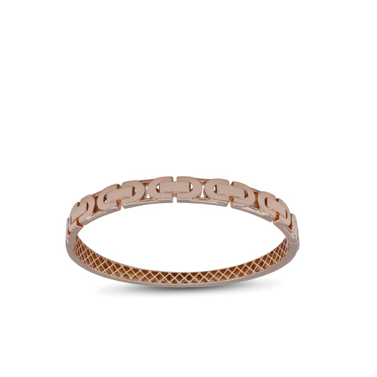 Chain Link Bangle – 18k Rose Gold | Jamal Al Muhra
