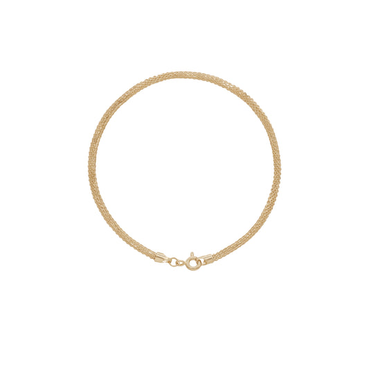 Braided Rope Bracelet – 18k Yellow Gold | Jamal Al Muhra