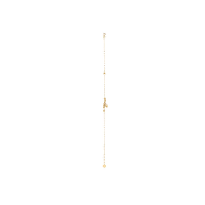 Gold Chain Jewelry Set with Heart Detail – Necklace, Bracelet & Earrings