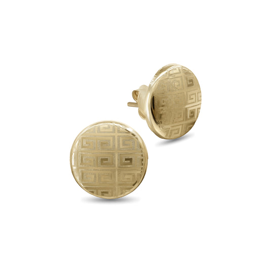 Geo - Remix Stud Earrings | 18k Yellow Gold