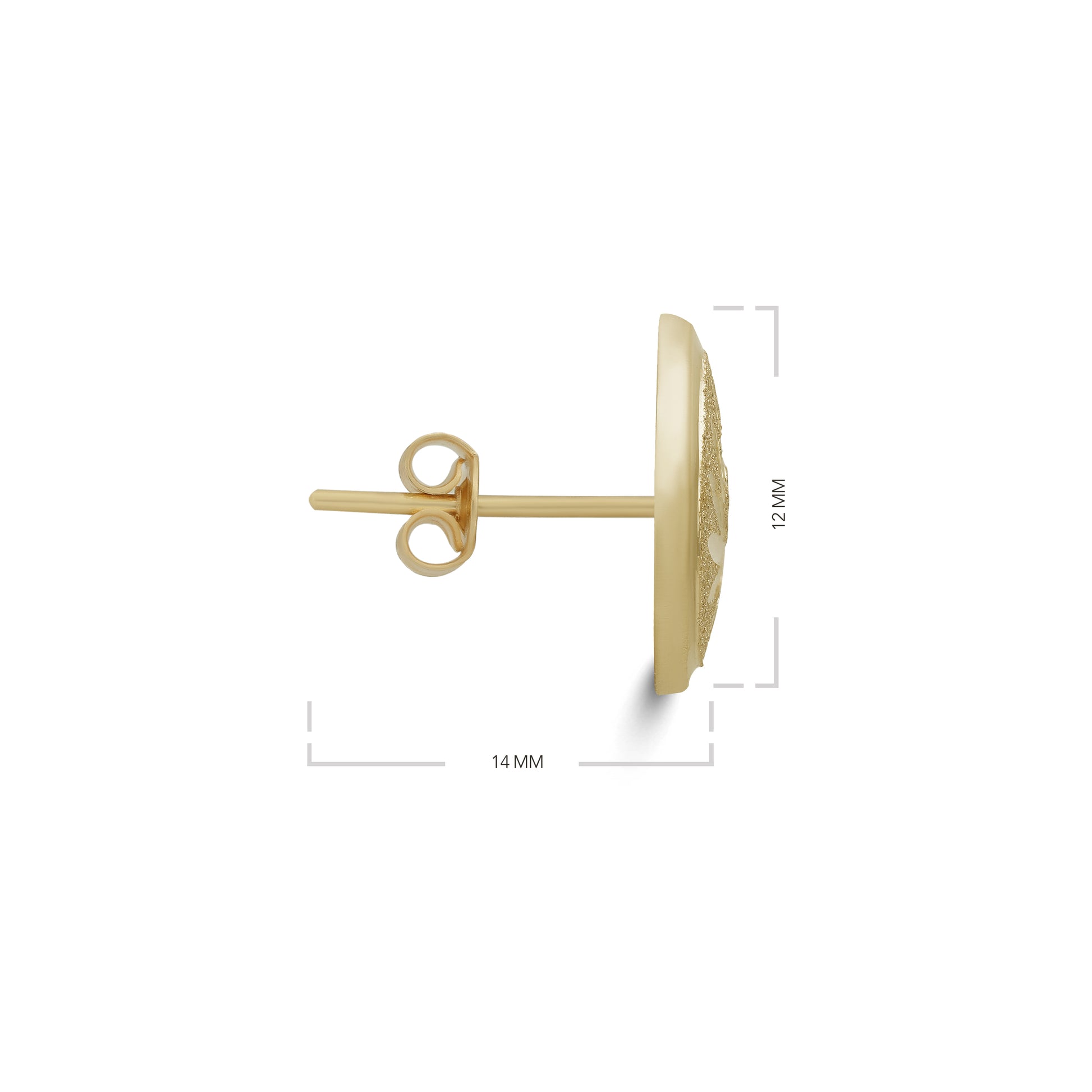 Vintage Stud Earrings | 18k Yellow Gold
