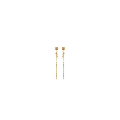 Gold Chain Jewelry Set with Heart Detail – Necklace, Bracelet & Earrings