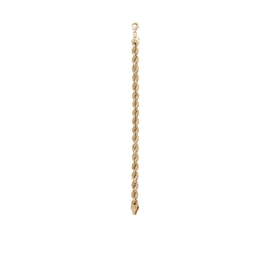 Elegant Rope Chain Bracelet – 18k Yellow Gold | Jamal Al Muhra