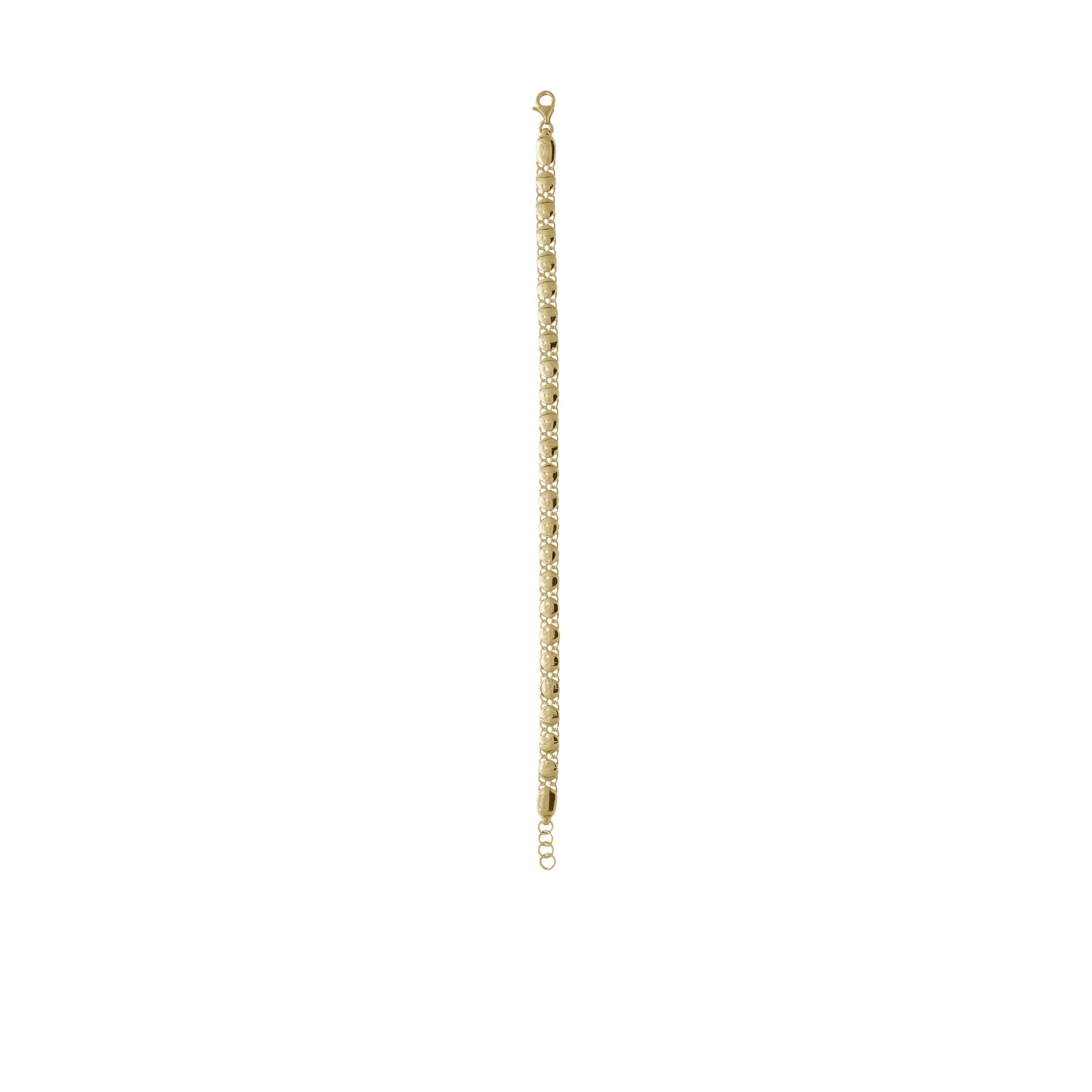 Oval Link Chain Bracelet – Adjustable 18k Yellow Gold | Jamal Al Muhra