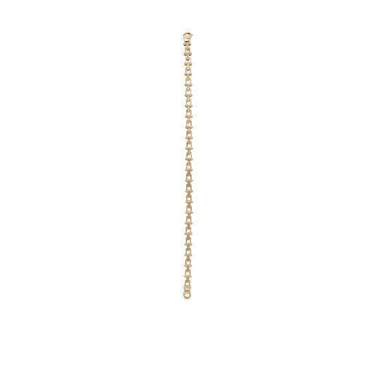 Geometric Ladder-Link Bracelet – 18k Yellow Gold | Jamal Al Muhra