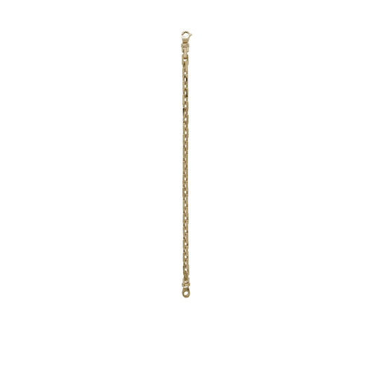 Box Link Chain Bracelet – 18k Yellow Gold | Jamal Al Muhra