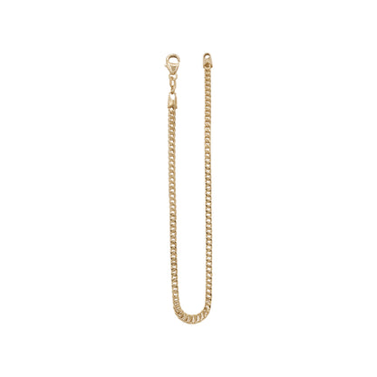 Elegant Classic Curb Bracelet – 18k Yellow Gold | Jamal Al Muhra