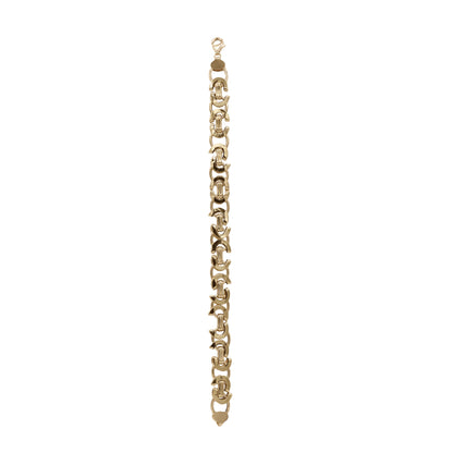 Geometric Link Bracelet – 18k Yellow Gold | Jamal Al Muhra