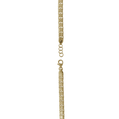 Box Link Chain Bracelet – Adjustable 18k Yellow Gold | Jamal Al Muhra
