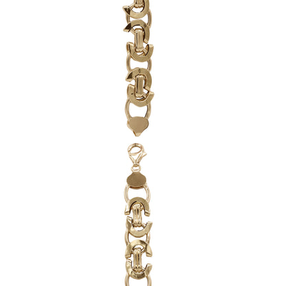 Geometric Link Bracelet – 18k Yellow Gold | Jamal Al Muhra