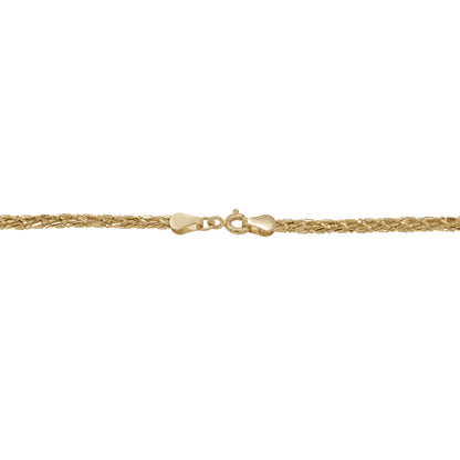 18k Gold Modern Link Chain 8g | Stylish Everyday Necklace | Jamal Al Muhra