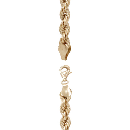 Elegant Rope Chain Bracelet – 18k Yellow Gold | Jamal Al Muhra