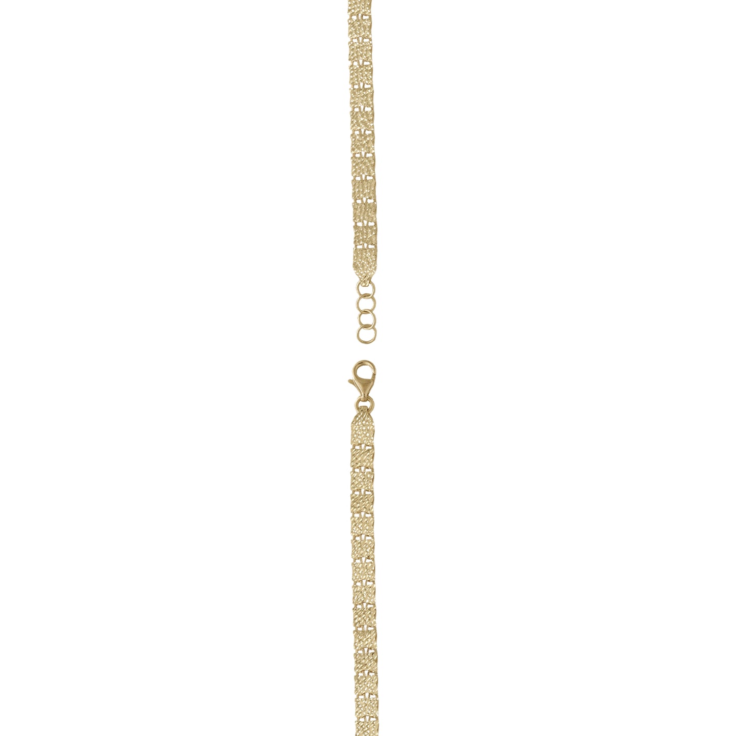 Filigree Link Chain Bracelet – Adjustable 18k Yellow Gold | Jamal Al Muhra