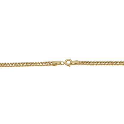 18k Gold Curb Chain Necklace | Bold Classic Statement | Jamal Al Muhra