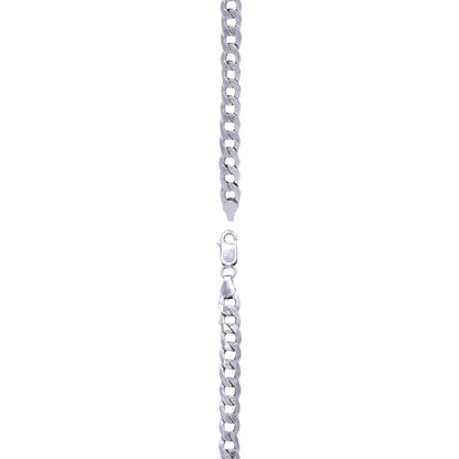Curb Chain Bracelet – 18k White Gold | Jamal Al Muhra