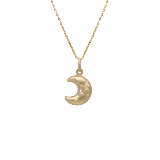 Moon Pendant - 18k Yellow Gold from Jamal Al Muhra