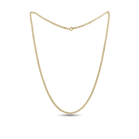 18k Gold Fine Cable Chain Necklace | Delicate Everyday Layering | Jamal Al Muhra