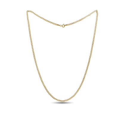 18k Gold Classic Cable Chain Necklace | Everyday Essential | Jamal Al Muhra