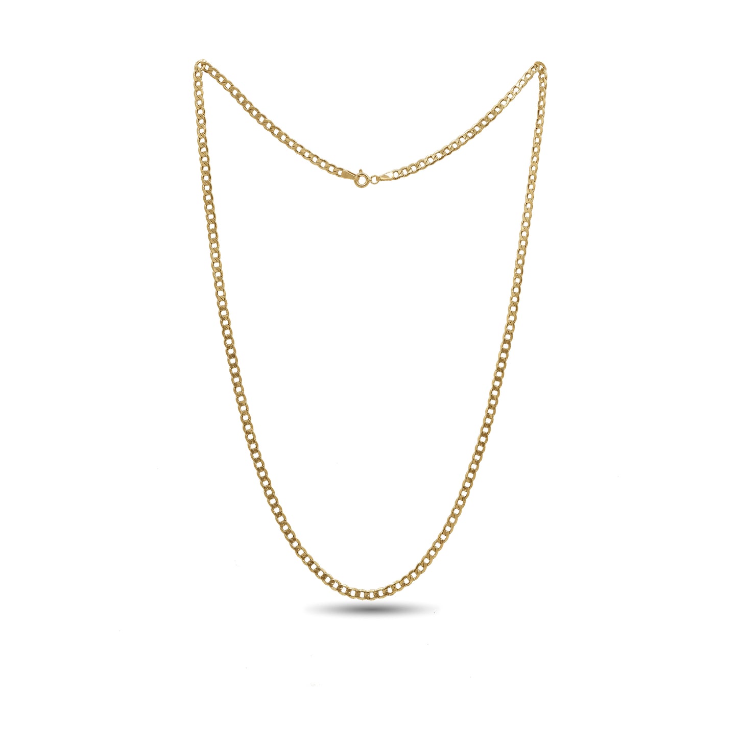18k Gold Classic Rolo Chain Necklace | Versatile Unisex Design | Jamal Al Muhra