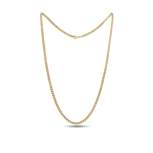 18k Gold Classic Rolo Chain Necklace | Versatile Unisex Design | Jamal Al Muhra