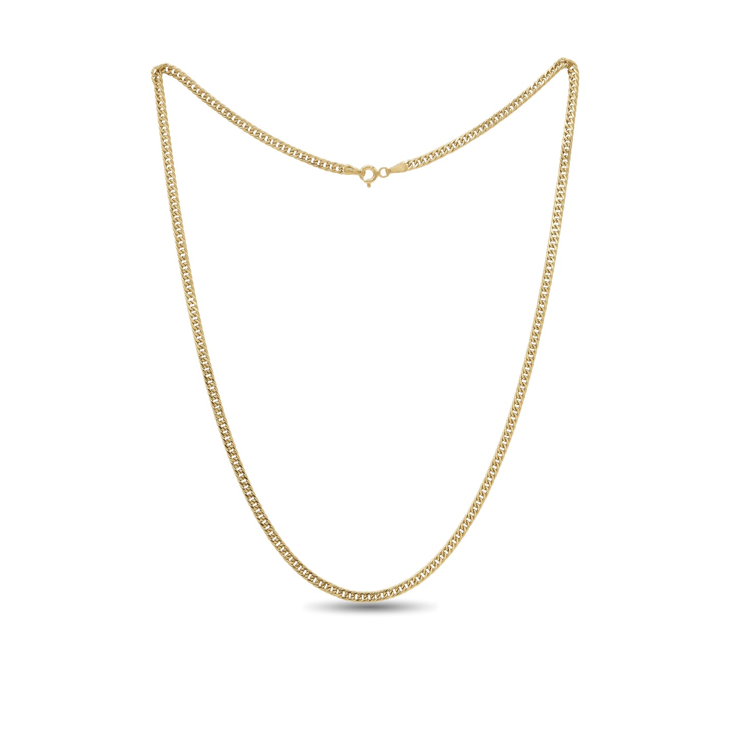18k Gold Curb Chain Necklace | Bold Classic Statement | Jamal Al Muhra