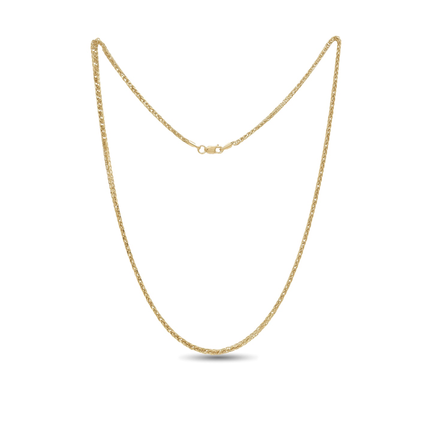18k Gold Rope Chain Necklace 4g | Elegant Daily Wear Chain | Jamal Al Muhra