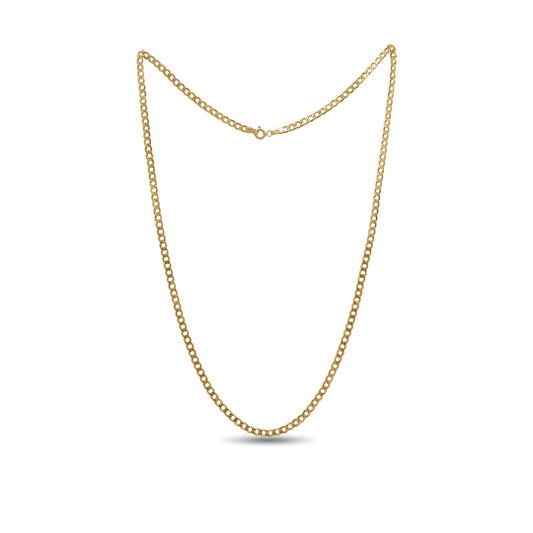 18k Gold Classic Link Chain 4g | Everyday Essential Necklace | Jamal Al Muhra