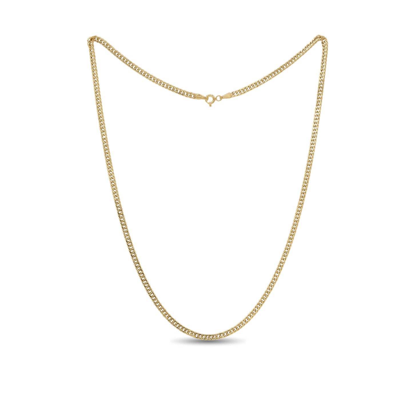 18k Gold Simple Classic Chain 4g | Everyday Gold Necklace | Jamal Al Muhra
