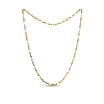 18k Gold Simple Classic Chain 4g | Everyday Gold Necklace | Jamal Al Muhra