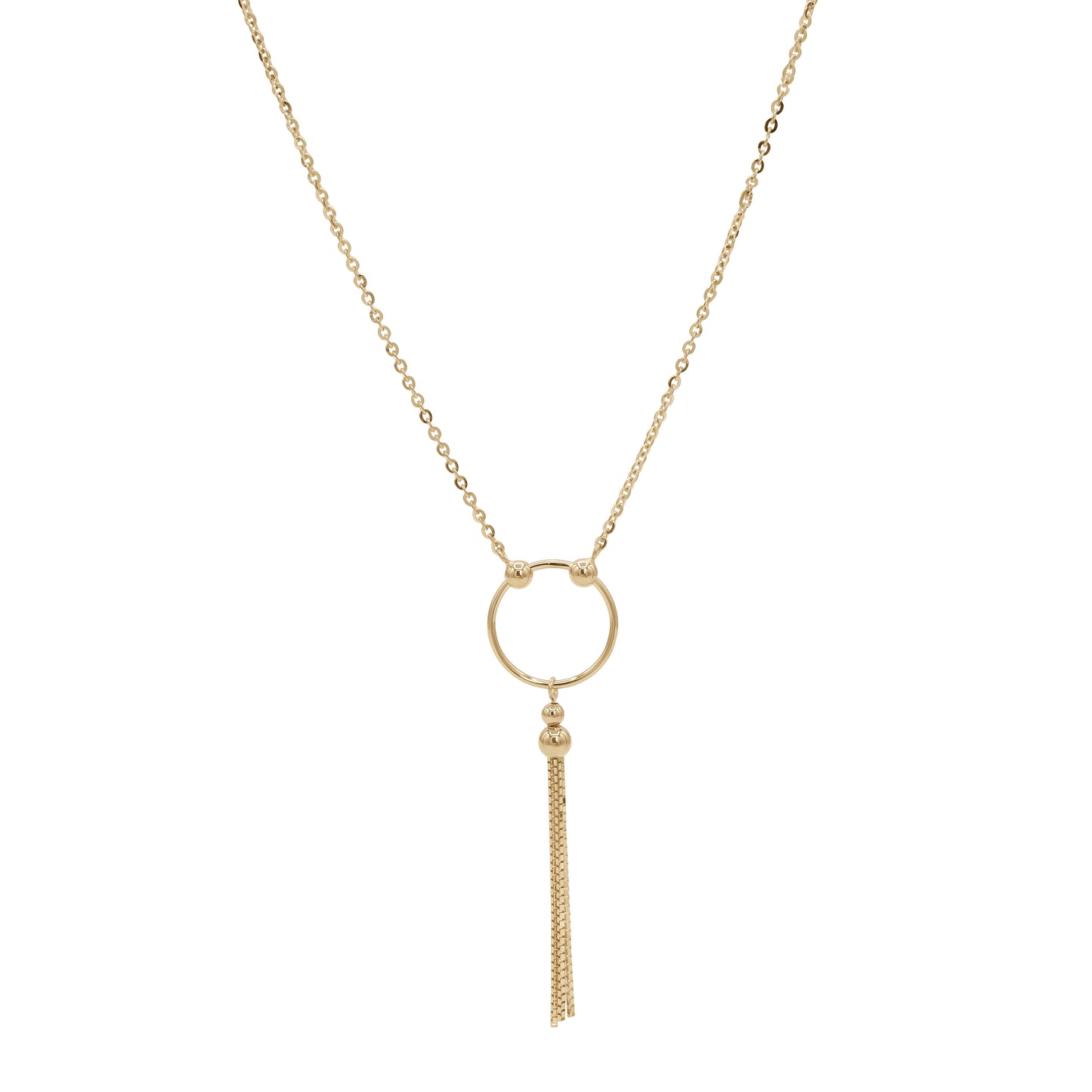 18k Gold Oval Drop Pendant Necklace | Elegant Minimal Design | Jamal Al Muhra