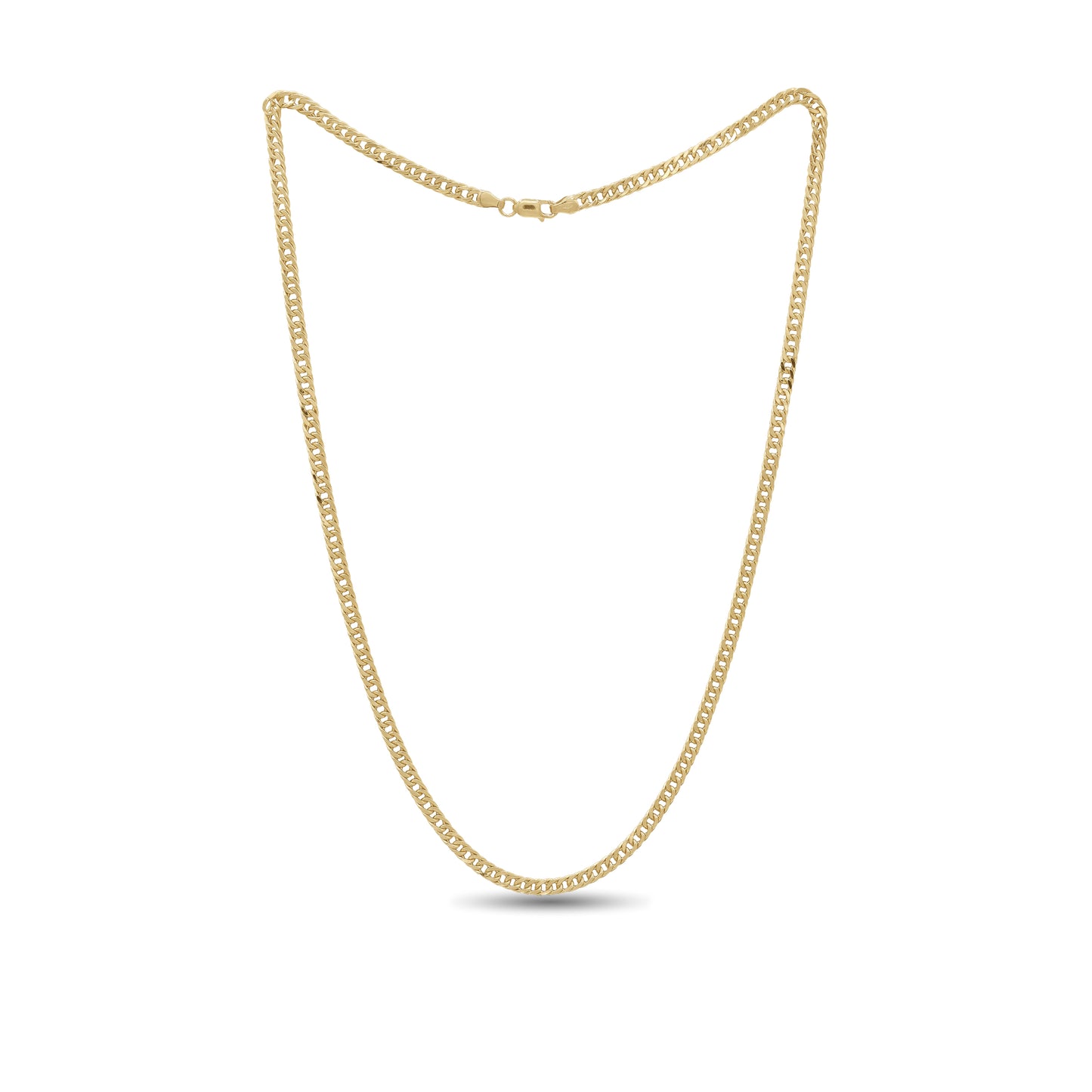 18k Gold Braided Chain 8.4g | Elegant Textured Necklace | Jamal Al Muhra