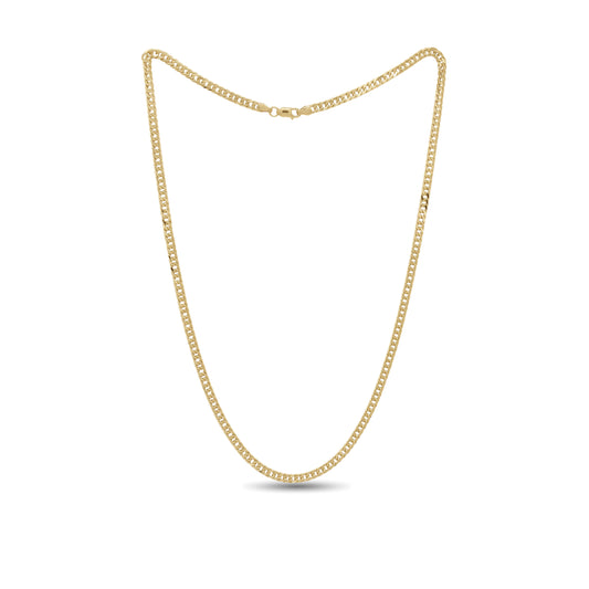 18k Gold Braided Chain 8.4g | Elegant Textured Necklace | Jamal Al Muhra