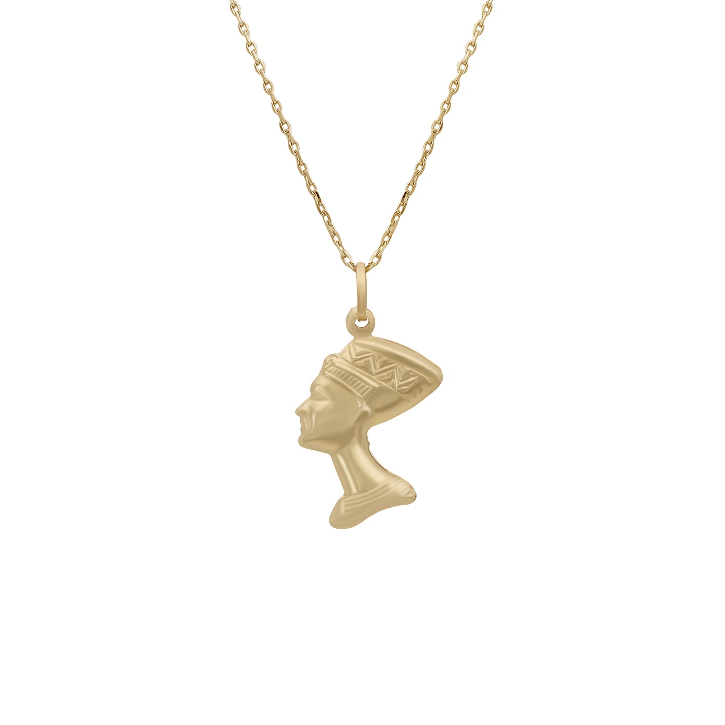 Nefertiti Pendant - 18k Yellow Gold from Jamal Al Muhra