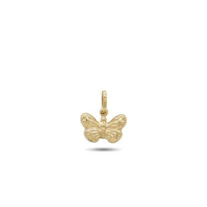 18k Yellow Gold Butterfly Pendant | Jamal Al Muhra