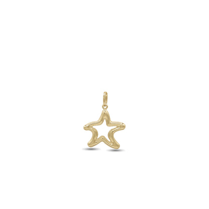 18k Yellow Gold Star Pendant | Jamal Al Muhra