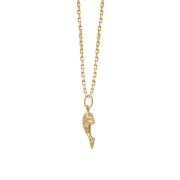 18k Yellow Gold Dolphin Pendant | Jamal Al Muhra