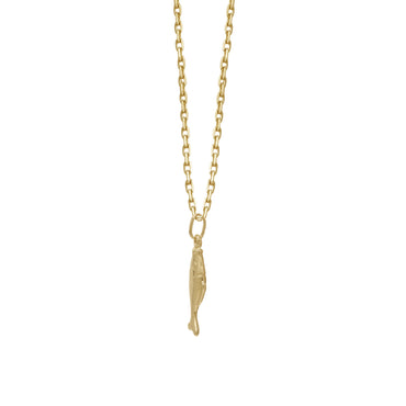 18k Yellow Gold Fish Pendant | Jamal Al Muhra