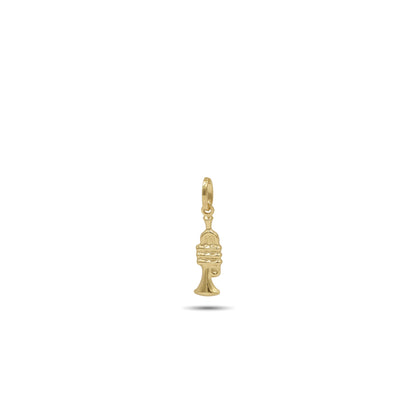 18k Gold Trumpet Pendant | Musical Jewelry | Jamal Al Muhra