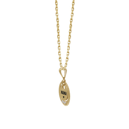 18k Gold “MAMA” Pendant Necklace | Special Gift for Mothers | Jamal Al Muhra