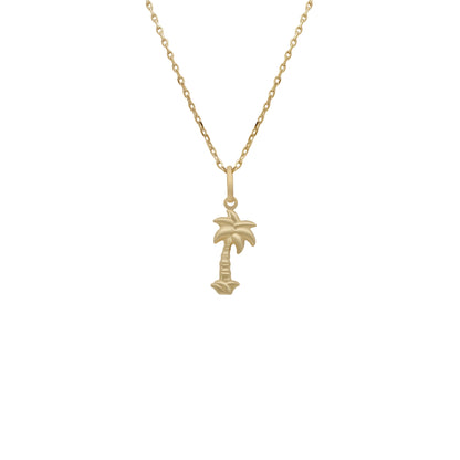Palm Tree Pendant - 18k Yellow Gold from Jamal Al Muhra
