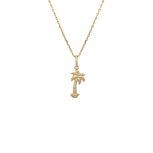 Palm Tree Pendant - 18k Yellow Gold from Jamal Al Muhra