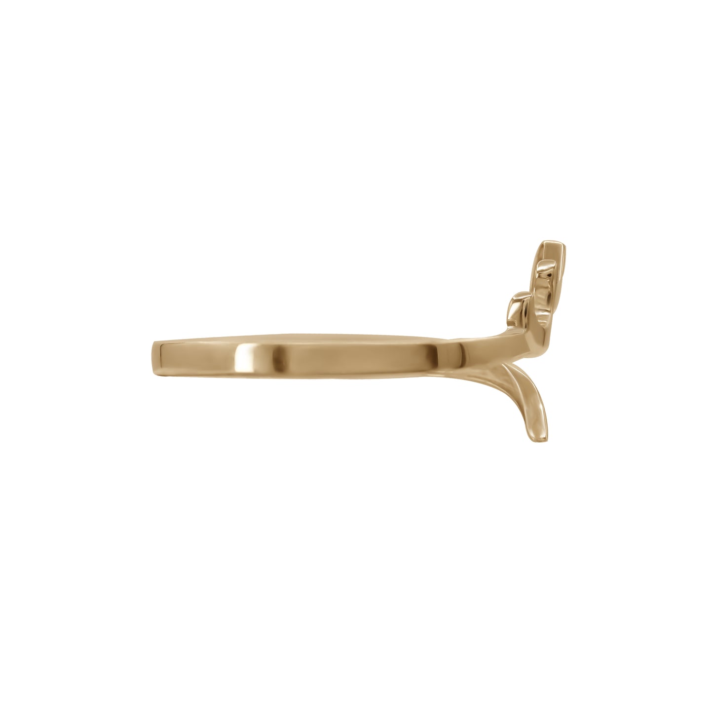 Letter Saad Ring | 18k Yellow Gold