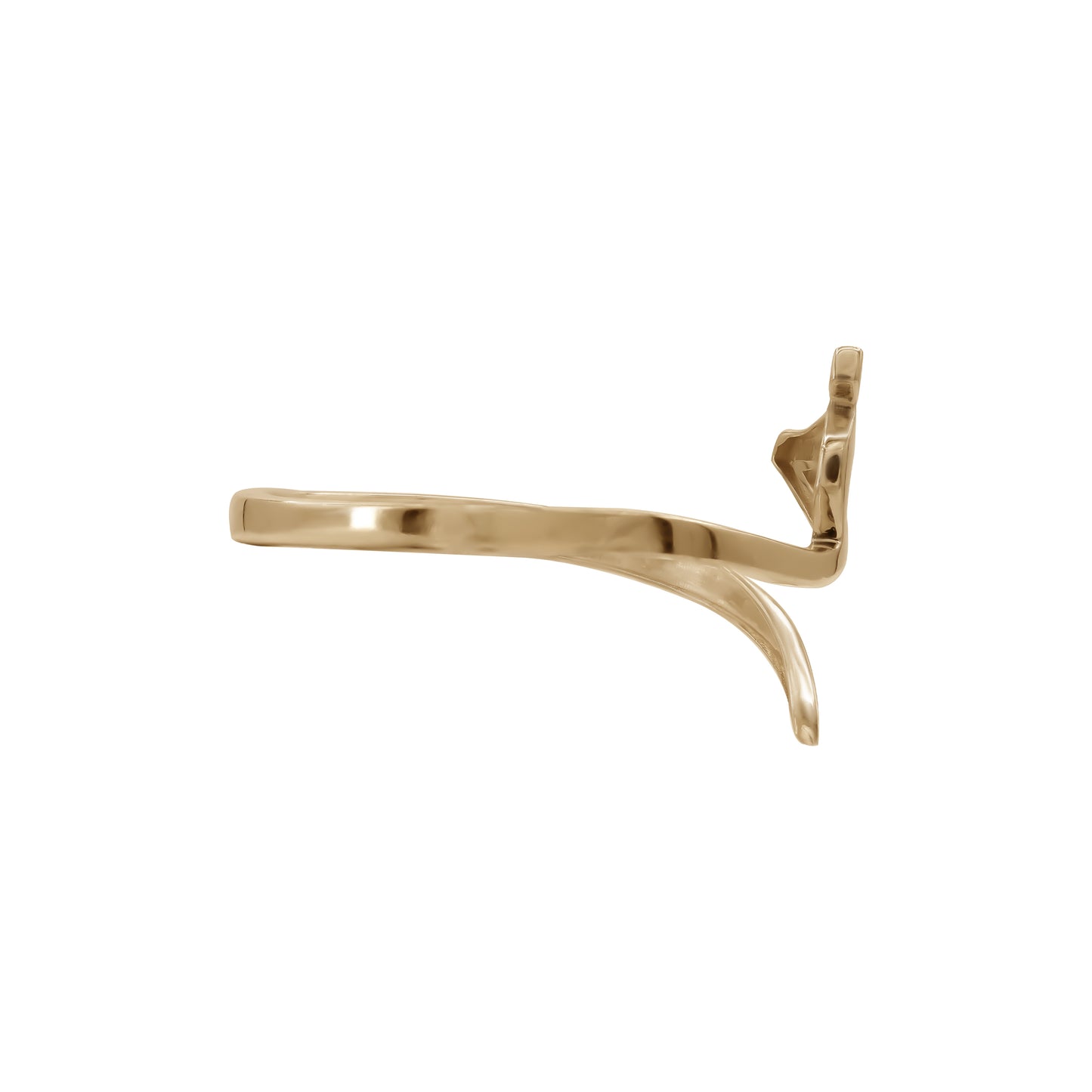 Letter Khaa Ring | 18k Yellow Gold